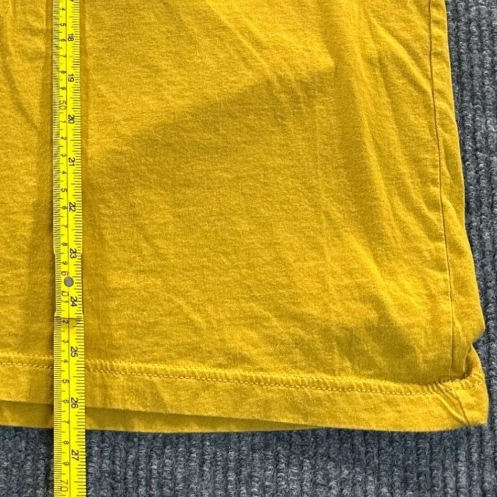 Bella Canvas Houston Texas Graphic Tee Shirt M Mustard Yellow Leopard Rodeo Crew